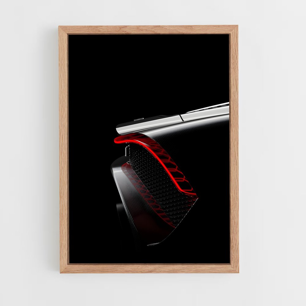 Poster La Voiture Mystérieuse – affiche Bugatti (vue 4)